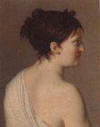 Elise Bruyere Study of a young woman,half-length,in profile,wearing a white robe china oil painting reproduction